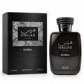 RASASI Hawas Kobra by Rasasi 100ml EDP — Black fragrance box and bottle with snake-like cap detail, silver mosaic pattern on box, white text.
