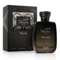RASASI Hawas Venom by Rasasi 100ml EDP — Black box with snake pattern and snake-wrapped cap bottle on white background