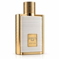 Khadlaj Karus Secret Musk EDP Unisex — A white and gold perfume bottle with a ribbed texture on the main body and a fluted gold cap. The front features a gold rectangular label with 'KARUS' and 'SECRET MUSK' text.