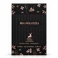 Maison Alhambra Mia Dolcezza by Maison Alhambra 100ml EDP Women — Black perfume box with rose gold floral and geometric patterns, featuring the brand logo and product name.