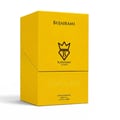 Bujairami Next Level by Bujairami 100ml Extrait — Yellow two-piece box packaging with embossed logo and text, featuring the brand name BUJAIRAMI and a crown logo with 'B' inside.