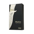 French Avenue Obsidian Eau De Parfum — Black box packaging featuring an art deco-inspired dagger illustration in gold and white, with "Obsidian" and "French Avenue" text.
