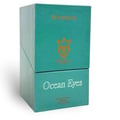 Bujairami Ocean Eyes by Bujairami 100ml Extrait — Teal two-tiered box packaging with gold crown logo and "Ocean Eyes" text