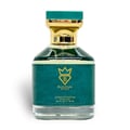 Bujairami Ocean Eyes by Bujairami 100ml Extrait — A clear glass perfume bottle with a teal textured label, gold accents, and a teal cap, set against a white background.