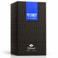 TADangel Pathway by Tad Angel 100ml EDP Men — Black textured box with embossed 'PATHWAY' repeating pattern, blue label with white text 'PATHWAY eau de parfum', and brand logo with 'TADangel e100ML 3.4FL.OZ.' at the bottom.