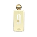 Afnan 9 AM by Afnan 100 ml EDP Unisex — Clear rectangular bottle with pale yellow liquid, gold spherical cap, and white "9