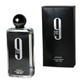 Afnan 9PM by Afnan 100ml EDP Men — Black fluted box and clear glass bottle with black cap and silver '9pm' logo