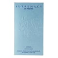 Afnan Supremacy In Heaven — Light blue box with embossed floral and letter 'A' design, text "SUPREMACY in Heaven" and
