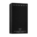 Afnan Supremacy Noir by Afnan 100ml EDP Men — Kotak wangian hitam legam dengan tulisan 'SUPREMACY' dan lambang berukir.