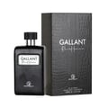Grandeur Gallant Perfume Man EDP 100ml For Him Grandeur Aromatic — Black perfume bottle and matching textured box with gold accents, displayed against a white background.
