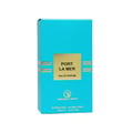 Grandeur Port La Mer Grandeur Elite 100ml EDP — Teal box with gold accents and a gold square label displaying 'PORT LA MER EAU DE PARFUM' and the Sergio Nero logo.