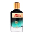 Grandeur Tribal Intense by Grandeur 100ml EDP Men — A black and teal gradient perfume bottle with a gold cap and a gold emblem on the front.