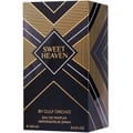 Sweet Heaven by Gulf Orchid — Black perfume box with gold and white geometric patterns, featuring the product name in a diamond shape.