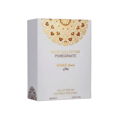 Gulf Orchid Pomegranate Musk 60ml For Her — White perfume box with ornate gold mandala design and Arabic text.