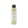 Gulf Orchid Tahara Vanilla Body Mist — Botol kaca jernih bertutup emas dan hitam, dengan corak bunga emas berhias pada botol dan teks 'MUSK COLLECTION TAHARA VANILLA' serta 'BODY MIST BY GULF ORCHID'