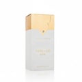 Khadlaj Stellar Musk 100ml EDP — White perfume box with a textured gold lid, featuring "EAU DE PARFUM" and "STELLAR MUSK" text, and a small jewel accent.