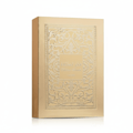 Lattafa Fakhar Extrait — Gold embossed box with intricate floral patterns and Arabic script.