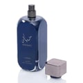 Lattafa Hayaati Al Maleky by Lattafa – 100 ml for Men. A blue glass perfume bottle with silver text and a detached silver square cap.
