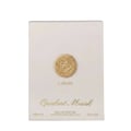 Lattafa Opulent Musk by Lattafa 100ml EDP Unisex — White perfume box with gold embossed logo and text.