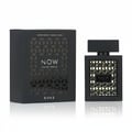 Rave Now by Rave Perfume Lattafa 100ml For Man — Black perfume box and bottle with geometric pattern, white text.