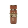 Lattafa Asad Bourbon Lattafa 100ml for Men — Brown perfume bottle with gold accents and Arabic script, featuring a decorative gold band around the middle.