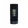 Lattafa Velvet Oud by Lattafa 100ml Unisex — Black velvet cylindrical bottle with a gold label featuring 'VELVET OUD' in English and Arabic script, and 'Lattafa' at the bottom.