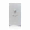 Maison Alhambra Delilah Blanc — White perfume box with silver embossed logo and text, featuring a deer silhouette and volume details.