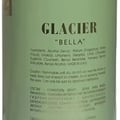 Maison Alhambra Glacier Bella EDP 100ml Women Perfume — Close-up of a light green cylindrical perfume can with gold rim, showing ingredient list and caution text.