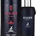 Maison Alhambra Glacier Ultra Man By Maison Alhambra Perfume EDP 100ml — Dark blue cylindrical tin with anchor and anchor chain motifs, and a matching dark blue perfume bottle with silver cap and white label.