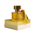 Maison Alhambra Anarch by Maison Alhambra 100ml EDP Women — Gold-capped perfume bottle with ornate gold detailing and a yellow tassel, resting on a two-tiered gold and cream box.