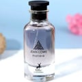 Maison Alhambra Jean Lowe Matiere — Clear glass perfume bottle with a black cap, showing the clear liquid inside. The label features black text and a deer silhouette.