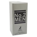 Maison Alhambra No.2 Men by Maison Alhambra 80ml EDP — A light grey cardboard box for men's fragrance, featuring bold black text 'No.2 MEN' and a deer logo.
