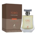Maison Alhambra Toro Pour Homme Glace — Brown box and clear glass bottle of men's fragrance, featuring deer logo and text 'TORO POUR HOMME GLACE'