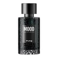 Mood Perfume Mood Pure For Him – 100 ml for Men, a black perfume bottle with a patterned design and a black cap, featuring a black label with white text 'MOOD eau de parfum PURE'.