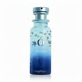 Osma Osma Bonjour Oriental Blossoms 150ml EDP — Botol minyak wangi kaca jernih dengan warna gradien biru ke biru muda, dihiasi daun maple biru muda dan logo 'O' besar, dengan tulisan 'Bonjour' di bawah.