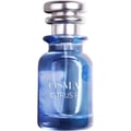 Osma Osma Citrus F 75ml Eau de Parfum — Blue glass perfume bottle with silver cap and floral etching