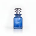 Osma Osma Citrus F 75ml Eau de Parfum — Blue glass perfume bottle with silver cap, featuring floral etchings and the text 'OSMA CITRUS F'.