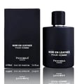 Pendora Noir En Leather Pour Homme — Black perfume box and bottle with white text, 100ml Eau de Parfum