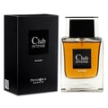 Pendora Club Intense 100ml EDP Men Paris Corner Pendora — Black box and clear glass perfume bottle with amber liquid, black cap, and black label.