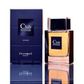 Pendora Club Intense 100ml EDP Men Paris Corner Pendora — Blue box and golden glass perfume bottle with "Club Intense" label, displayed on a reflective surface.