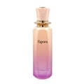 Paris Corner Fayora Paris Corner EDP 100ml Women — Botol minyak wangi tinggi bersegi dengan gradien merah jambu ke ungu, aksen emas, dan penutup merah jambu pucat.