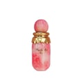 Paris Corner Marshmallow Blush by Paris Corner for Her 100ml — Botol minyak wangi kaca corak merah jambu dan putih marmar dengan penutup emas beropol dan bahagian atas bulat merah jambu, di latar belakang putih.