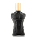 Volare Elixir Gladiator Twilight by Volare 100ml Man — Black torso-shaped perfume bottle with a gold cap, isolated on a white background.