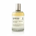 Volare Society 991 by Volare 100ml Unisex — Botol minyak wangi kaca jernih berisi cecair kuning, penutup perak, dan label putih dengan teks hitam serta logo burung.