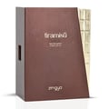 Zimaya Tiramisu Coco EDP — A brown gift box with a gold textured side panel, featuring the brand name 'Zimaya' and product details 'tiramisu
COCO
eau de parfum
e100ML 3.4FL.OZ.'