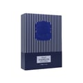 Zimaya Royal Paragon by Zimaya EDP 100ml Man — A navy blue perfume box with white vertical stripes and a raised blue crest on the front, with the product name and details printed in white.