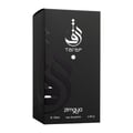 Zimaya Taraf Black oleh Zimaya 100ml EDP Lelaki — Kotak minyak wangi hitam dengan logo kaligrafi Arab dan tulisan "Taraf", terdapat titik putih dan corak timbul.