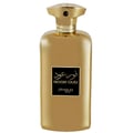 Zimaya Noor Oud Dubai by Zimaya 100ml EDP Unisex — A tall, rectangular gold perfume bottle with a matching gold cap, featuring a black label with gold Arabic script and "NOOR OUD" text.