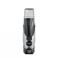 Zimaya Itqan Noir by Zimaya 100ml EDP Men — A tall, dark grey perfume bottle with silver winged accents and a silver cap, featuring the brand name 'zimaya' and 'ITQAN' in Arabic and English.
