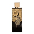 Zimaya Brave Heart Eau de Parfum — Black bottle with gold geometric pattern and a leopard illustration, gold cap.